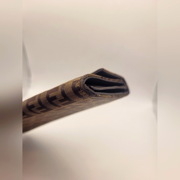 Fendi Brown Zucchino Wallet - Picture 5 of 6